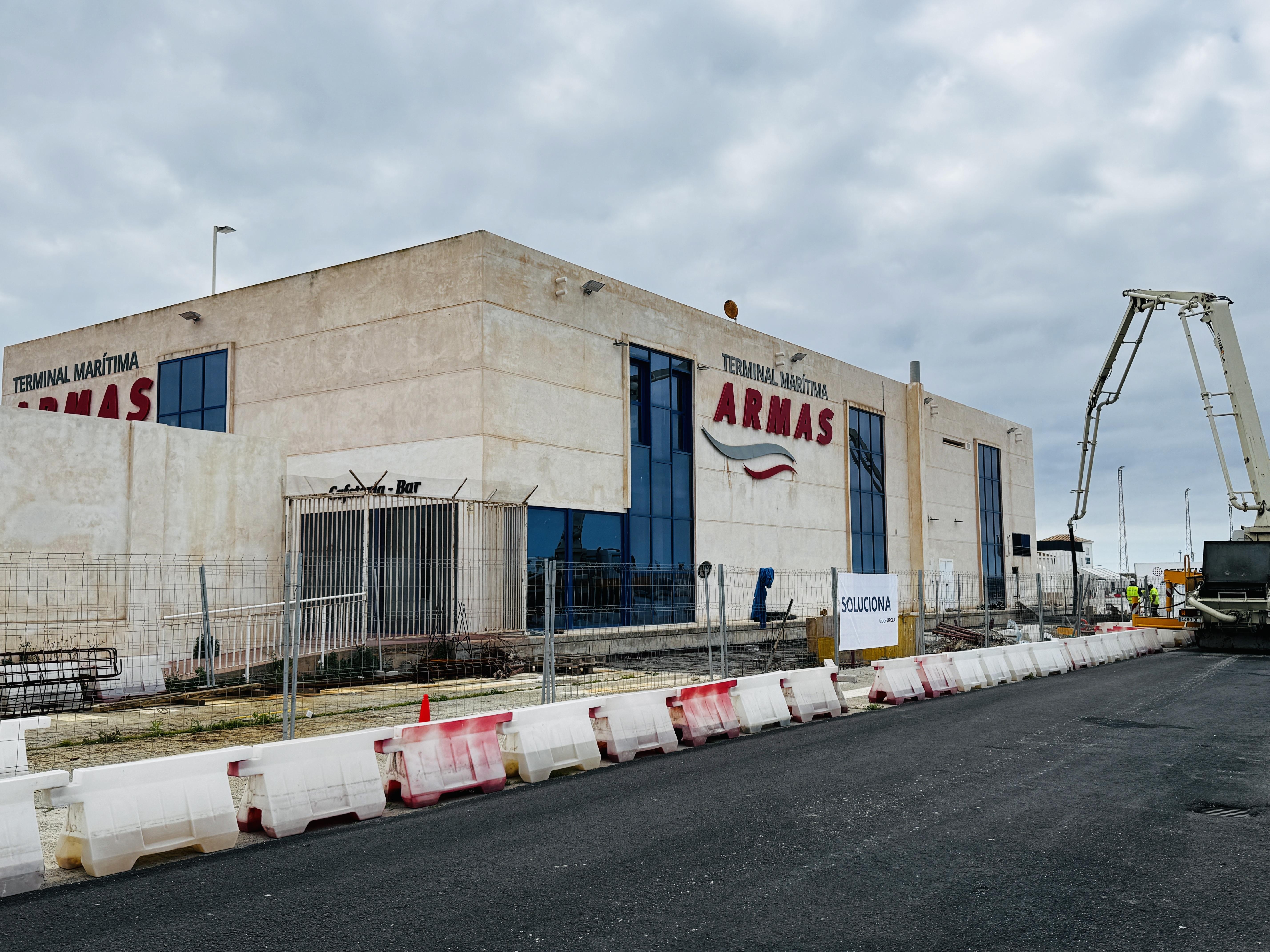 La Autoridad Portuaria mejora la seguridad y funcionalidad de la estación - Noticia Puerto de Motril